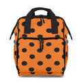 Pumpkin Pop Polka Dot Backpack