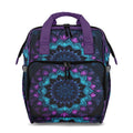 Purple And Blue Mandala Backpack