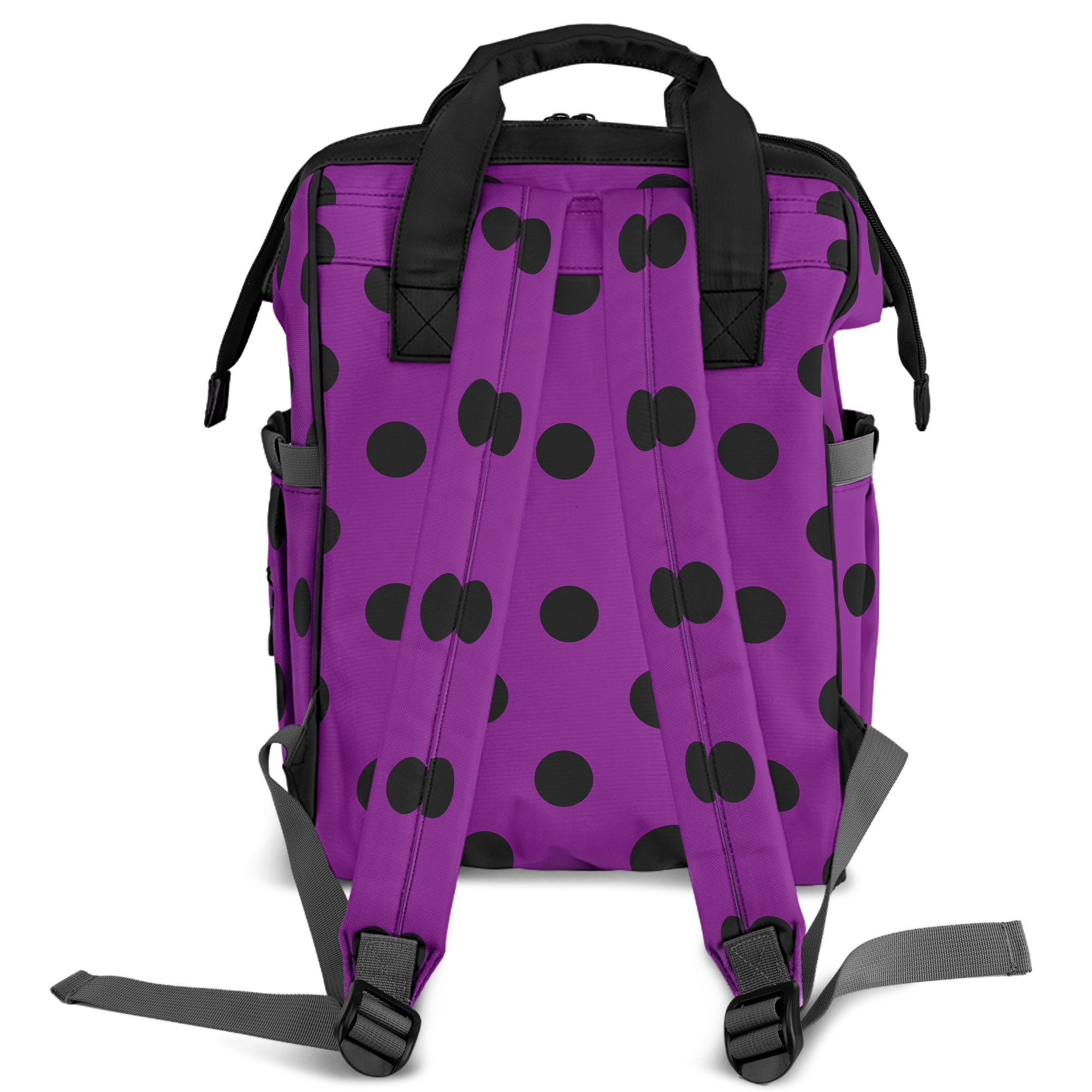 Purple Reign Polka Dot Backpack
