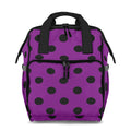 Purple Reign Polka Dot Backpack
