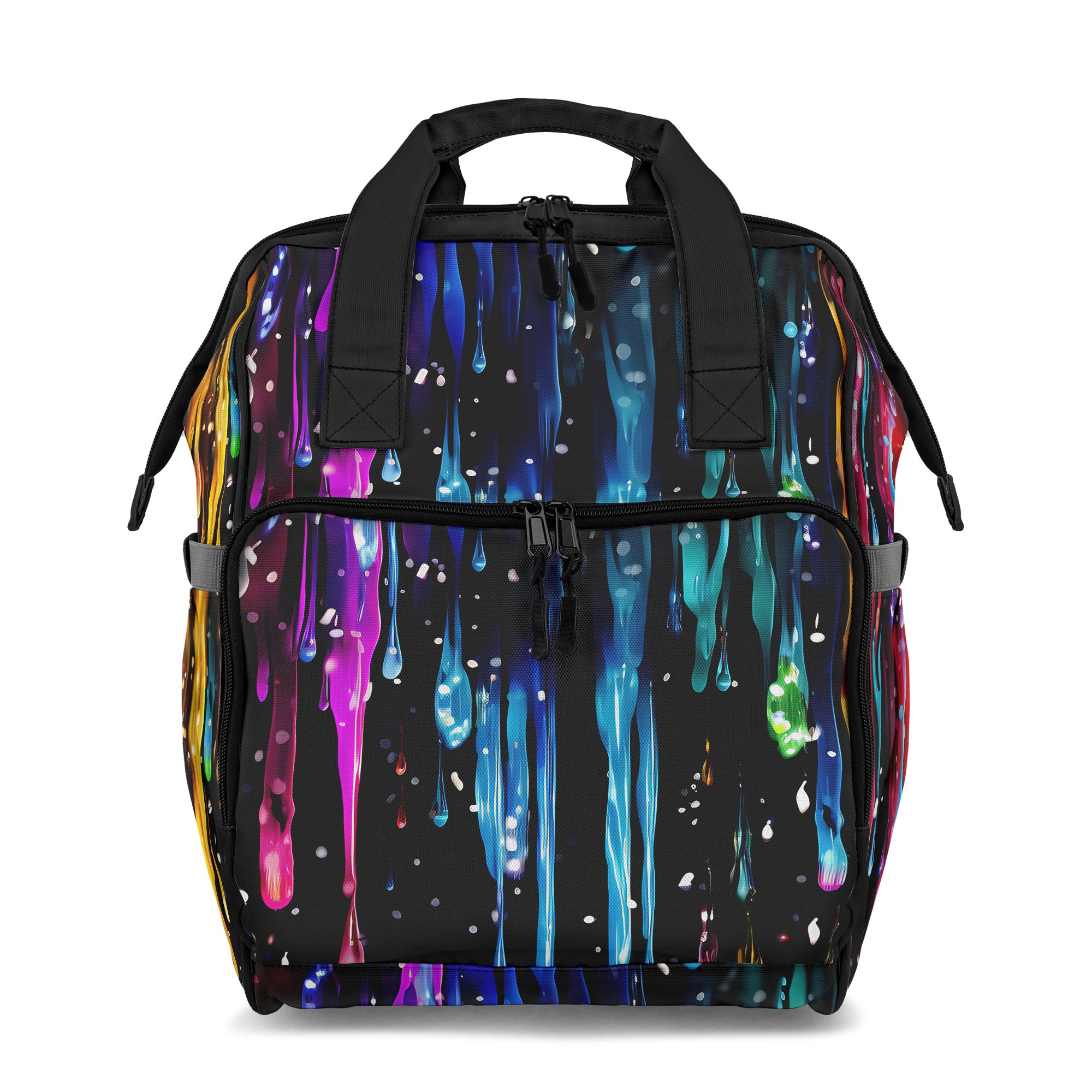 Rainbow Drips Backpack – Offbeat Sweetie