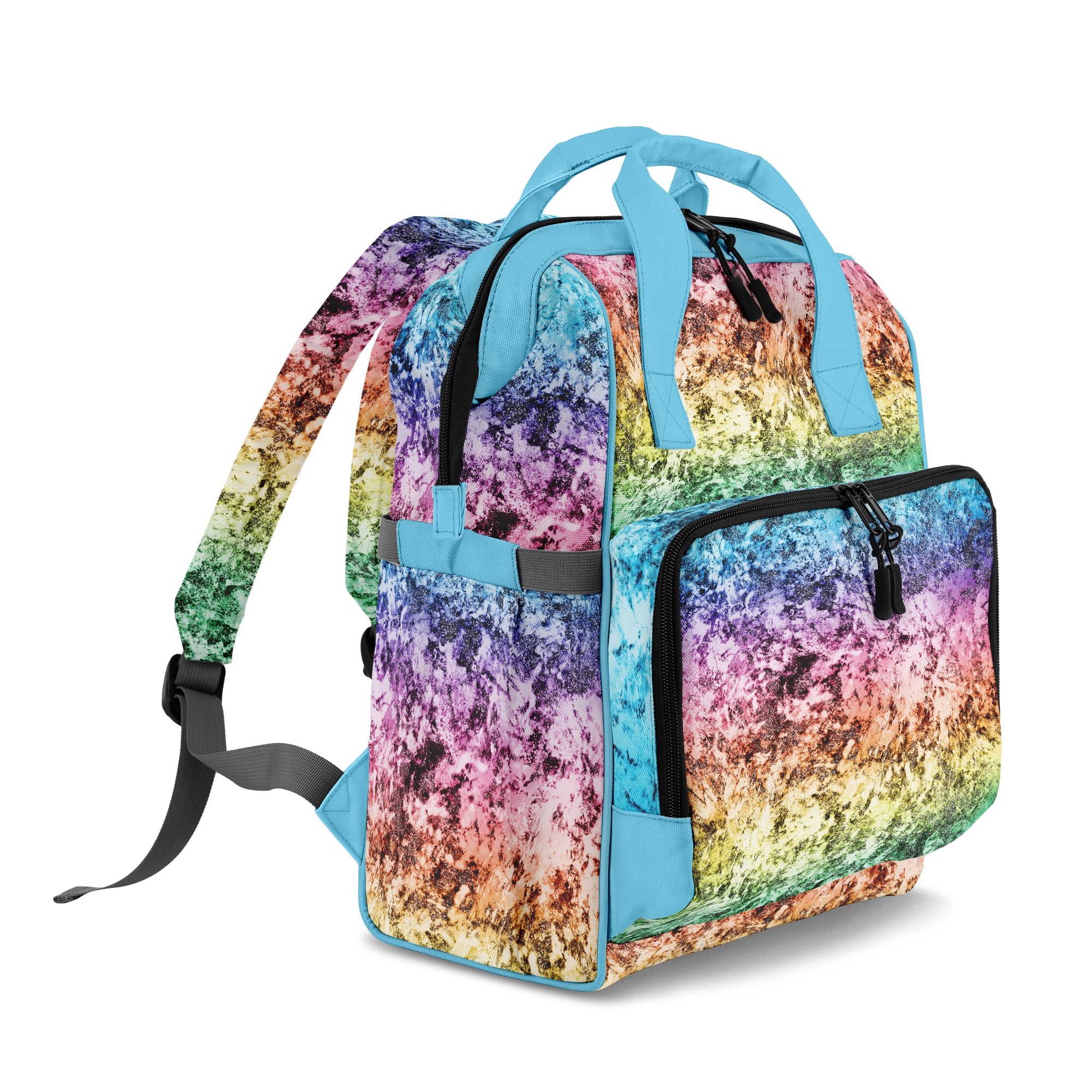Rainbow Grunge Backpack