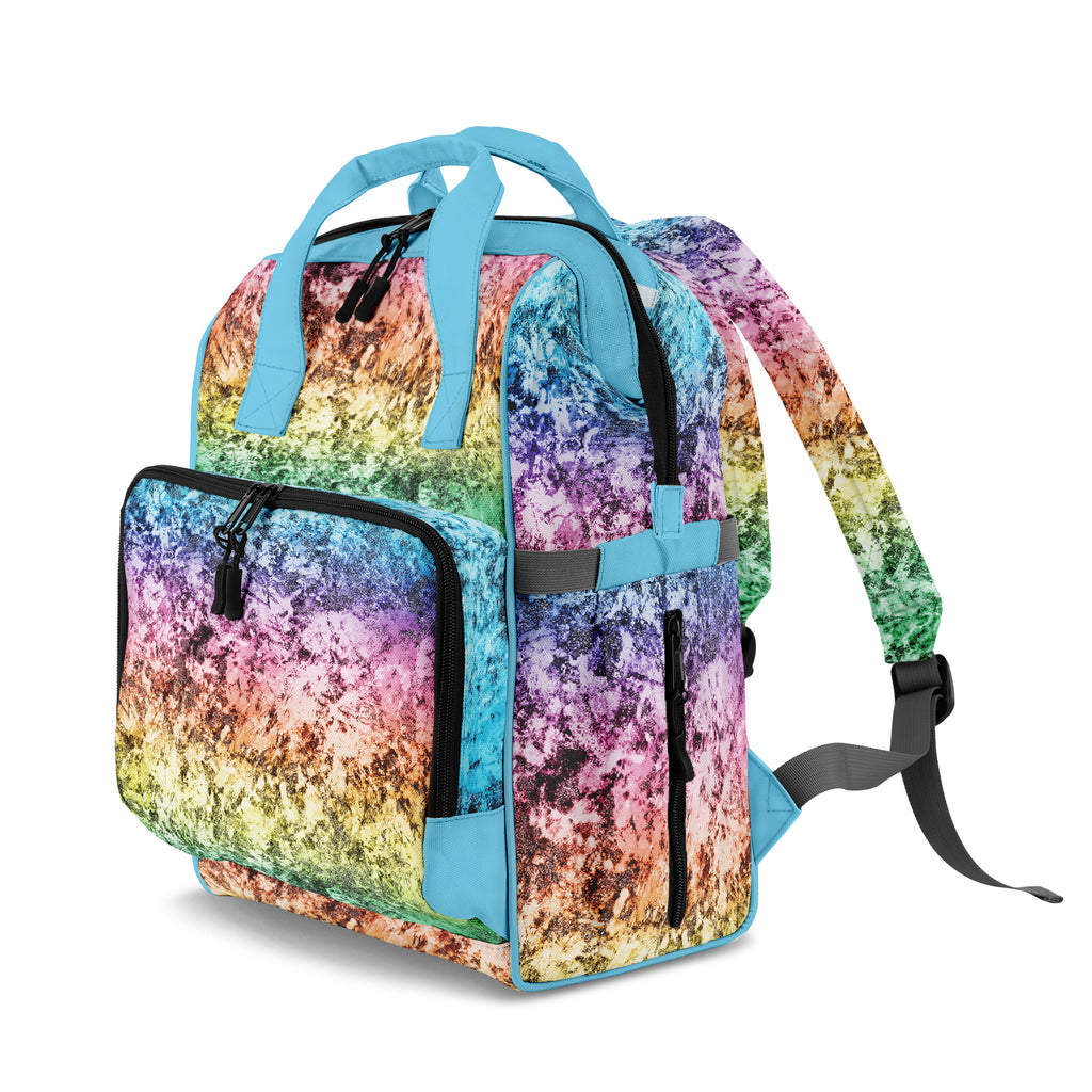 Rainbow Grunge Backpack
