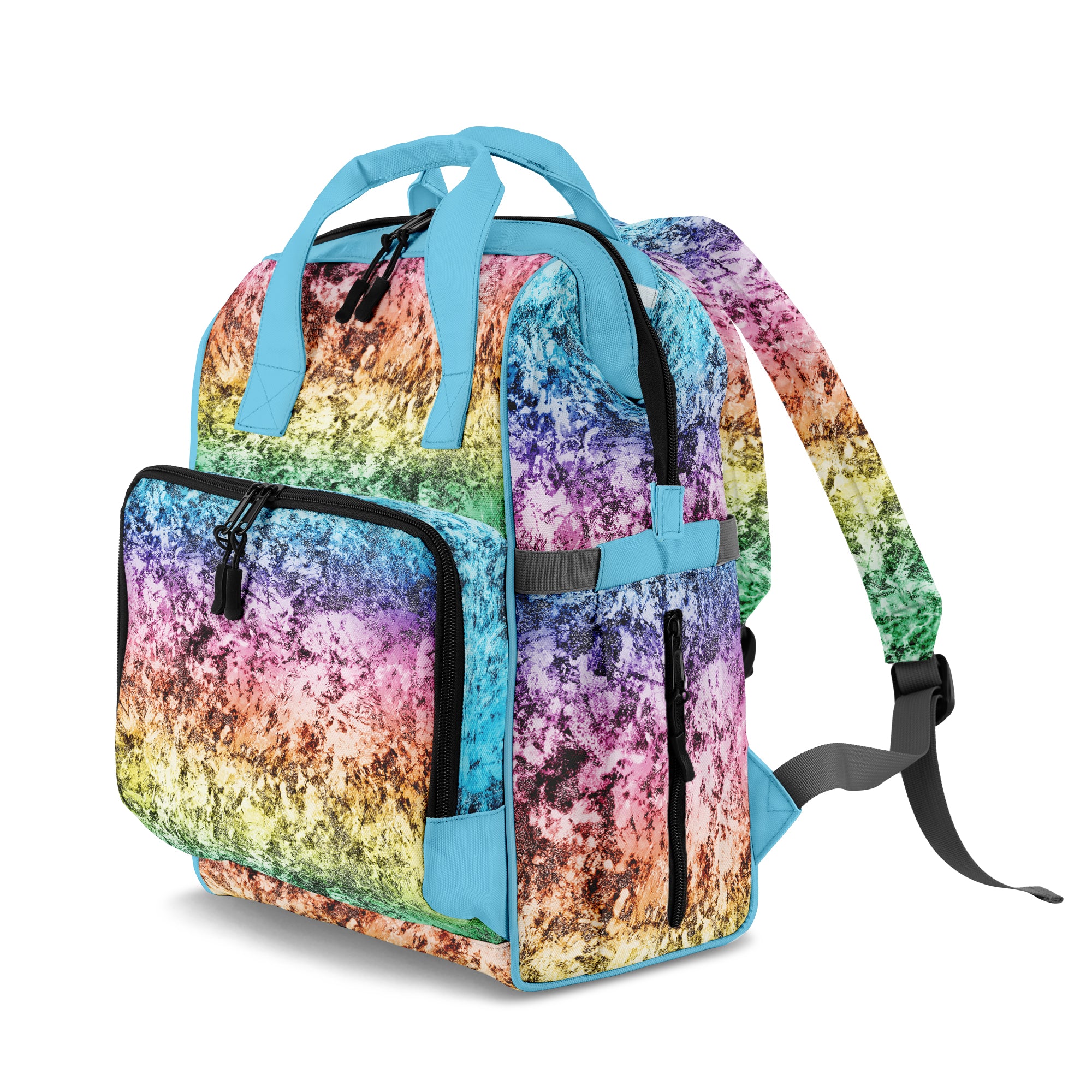 Rainbow Grunge Backpack