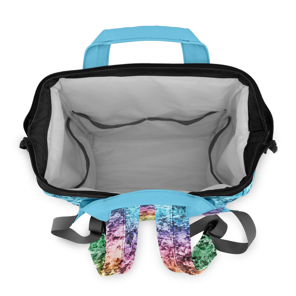 Rainbow Grunge Backpack