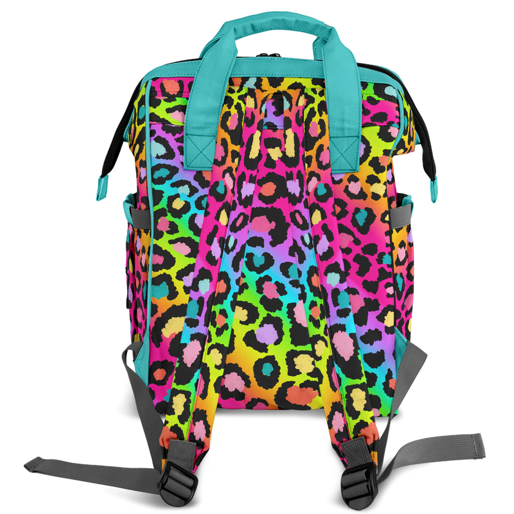 Rainbow Leopard Backpack