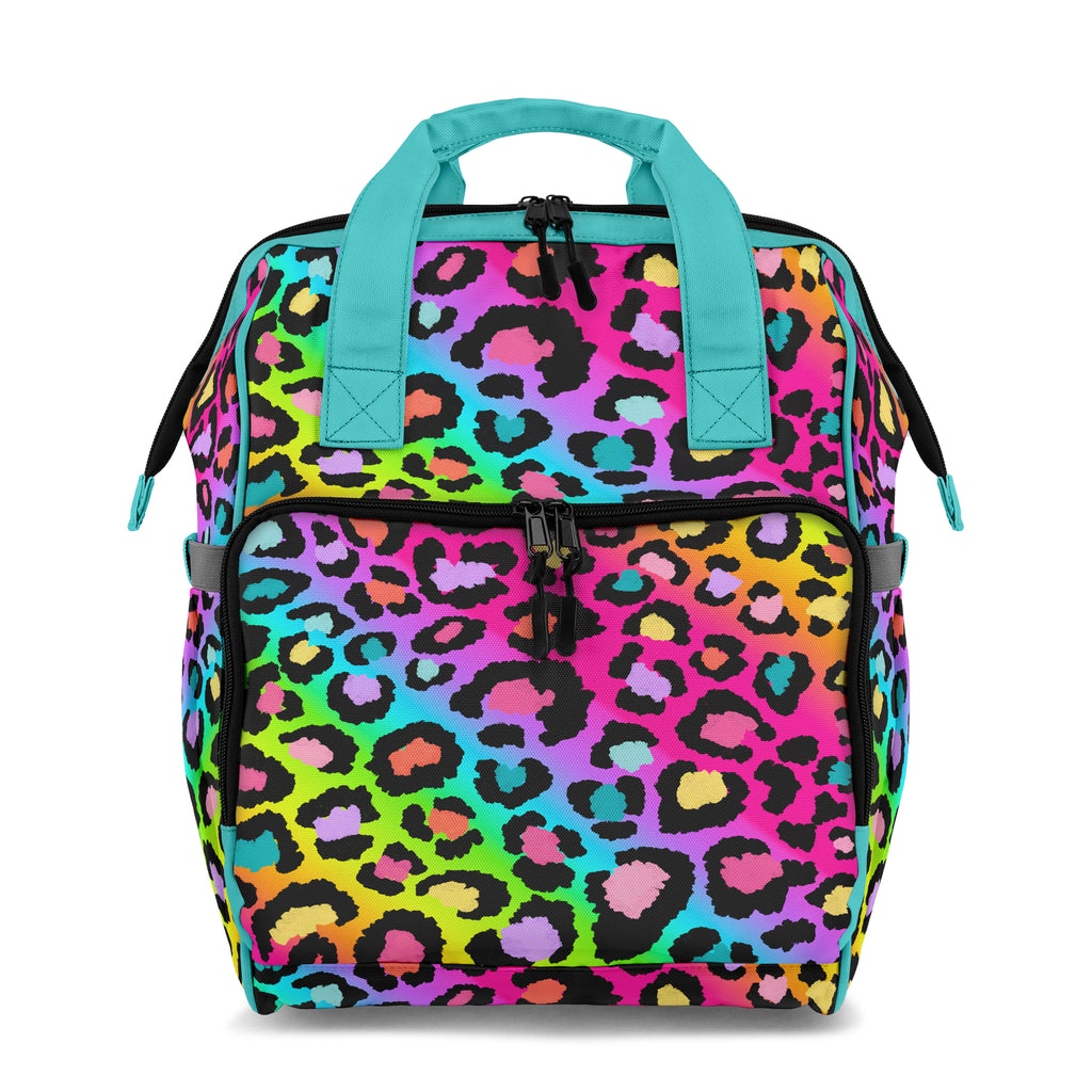 Rainbow Leopard Backpack