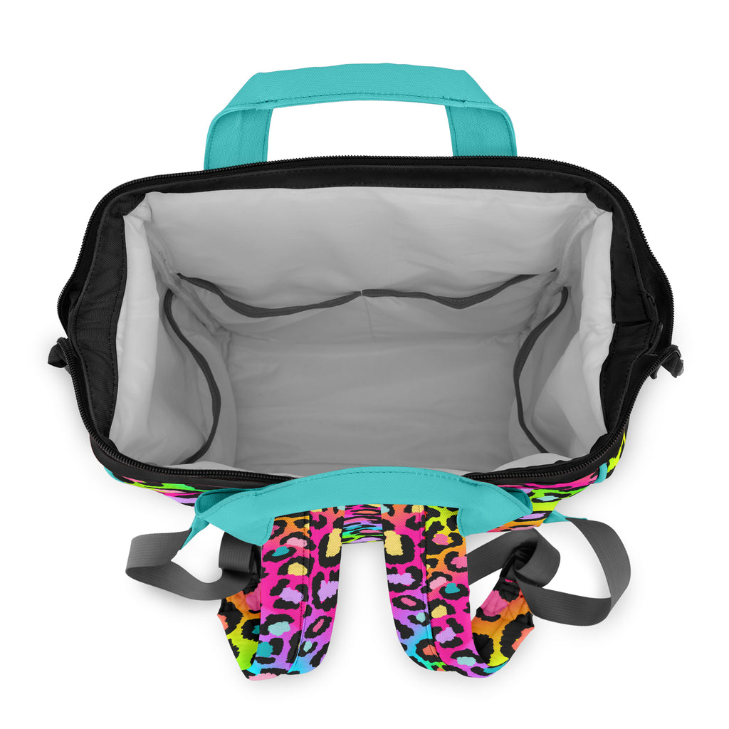 Rainbow Leopard Backpack