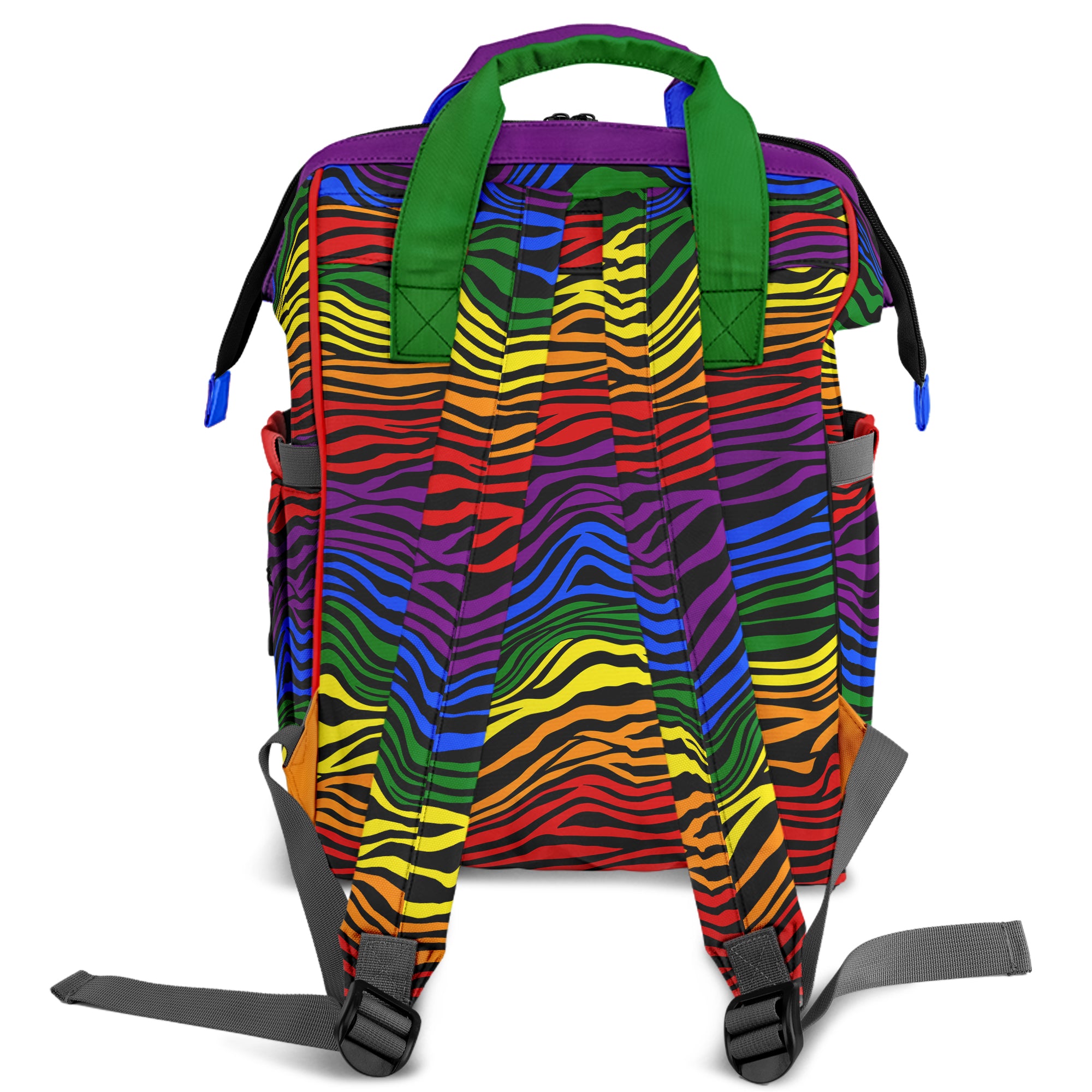Rainbow Zebra Backpack
