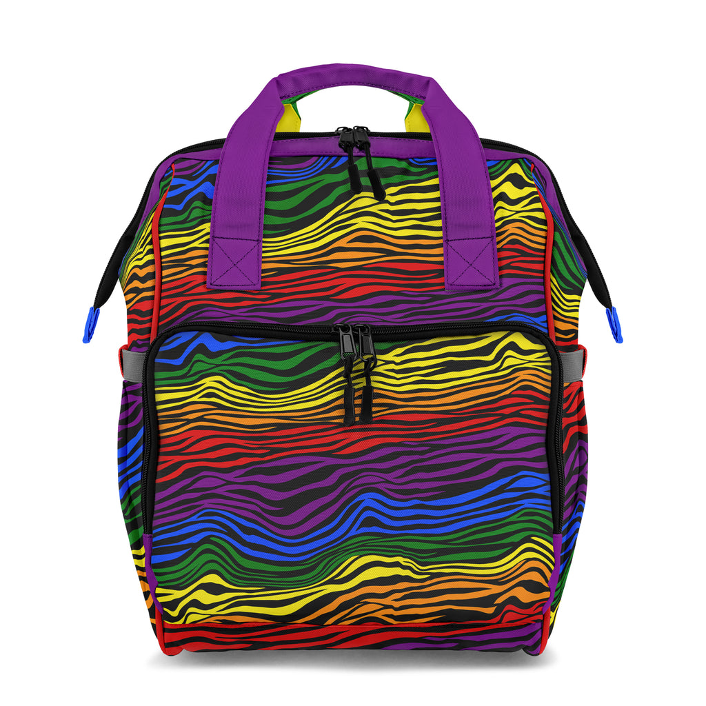Rainbow Zebra Backpack