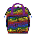 Rainbow Zebra Backpack