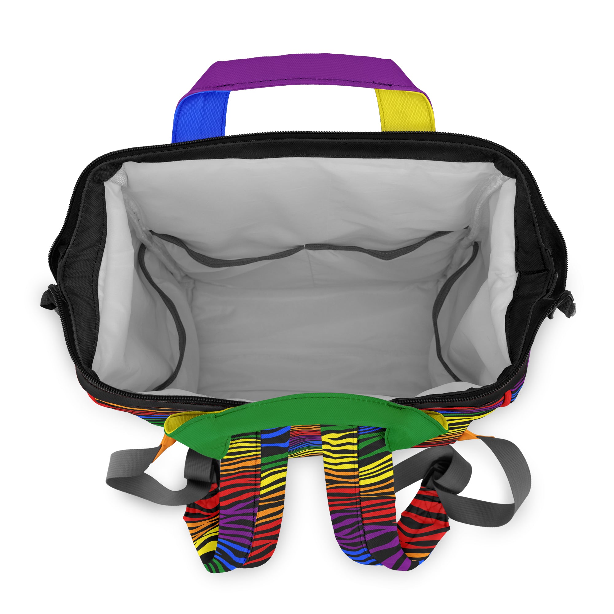 Rainbow Zebra Backpack