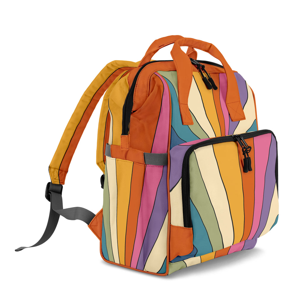 Retro Rainbow Backpack