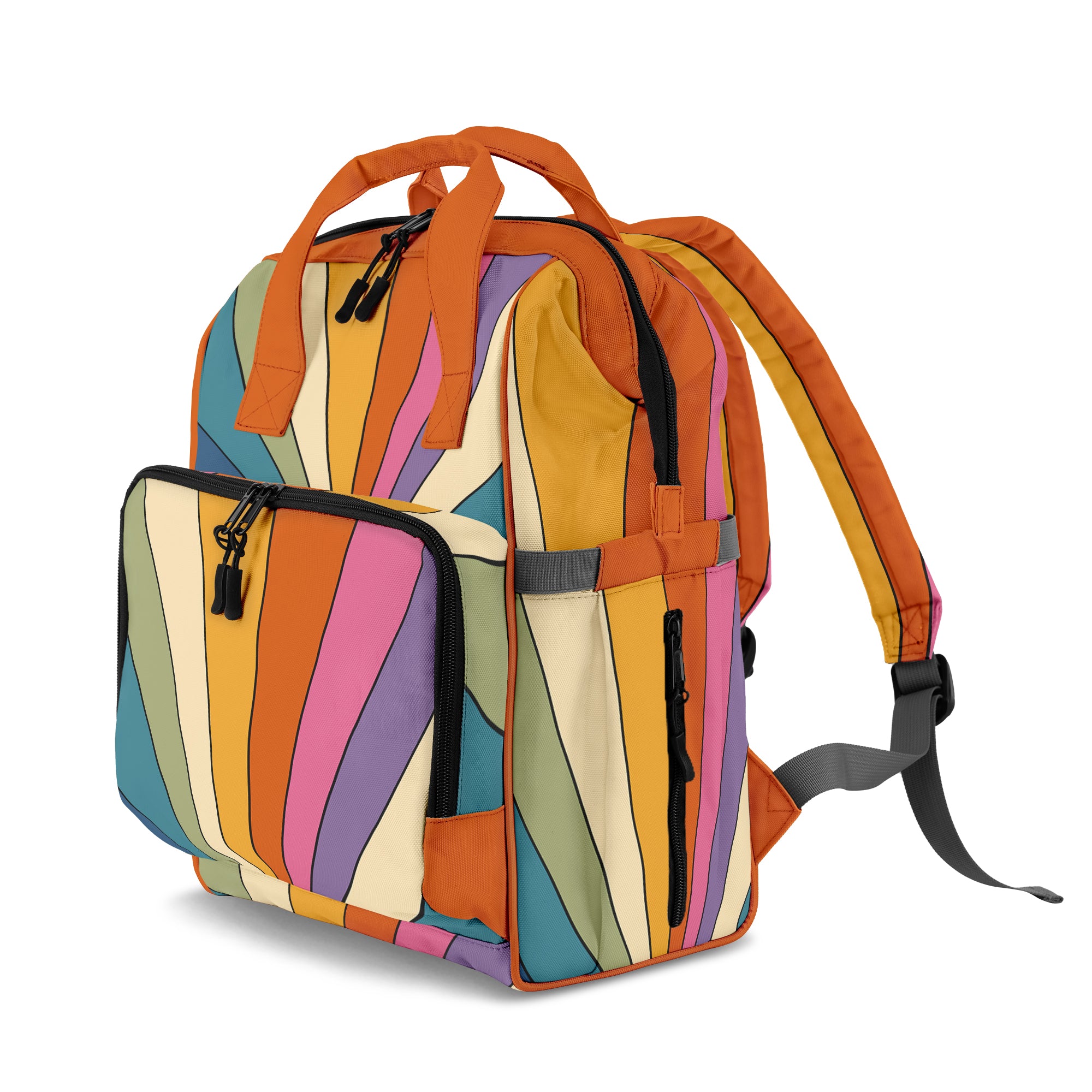 Retro Rainbow Backpack