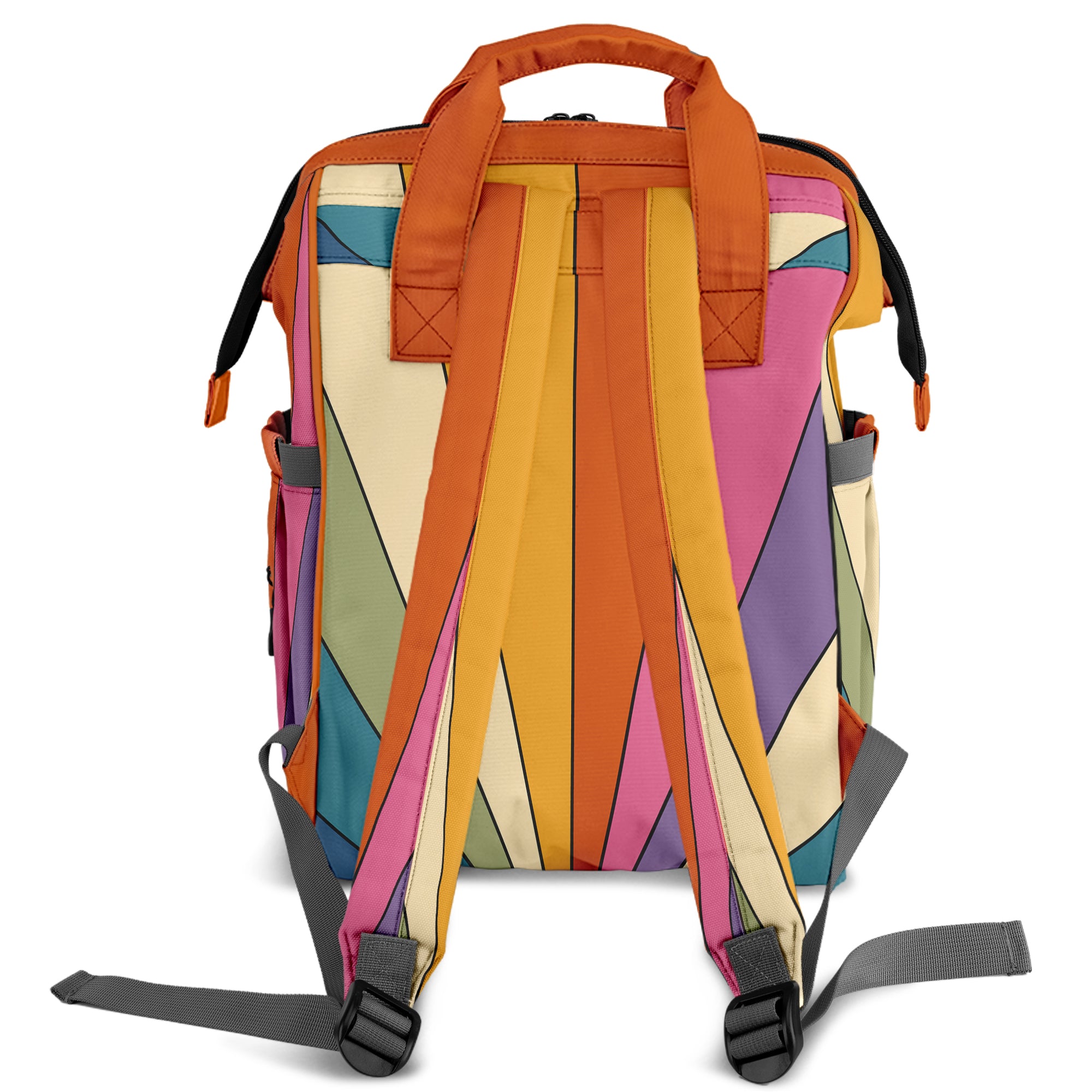 Retro Rainbow Backpack – Offbeat Sweetie