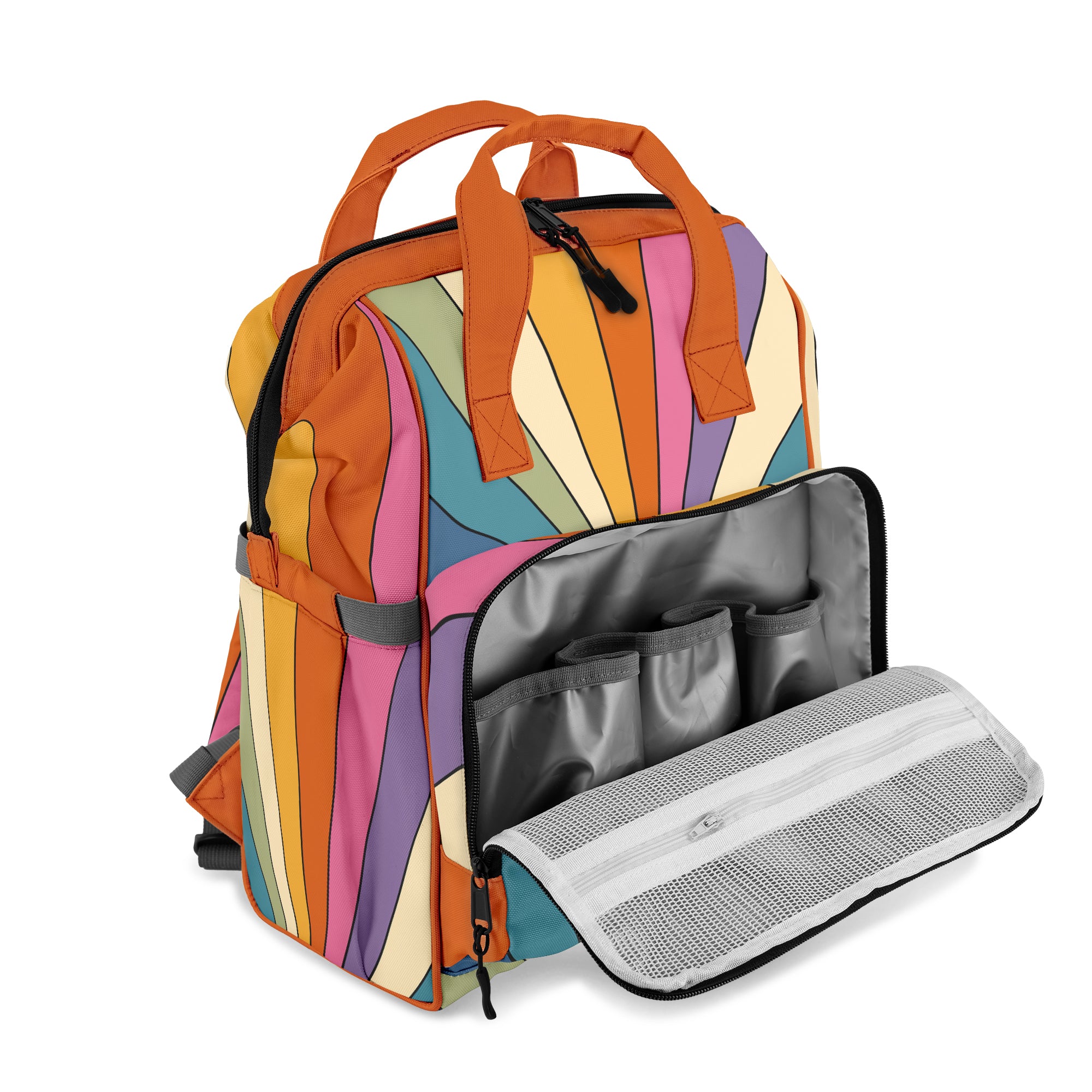 Retro Rainbow Backpack – Offbeat Sweetie