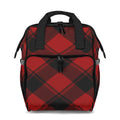 Toffee Apple Plaid Backpack