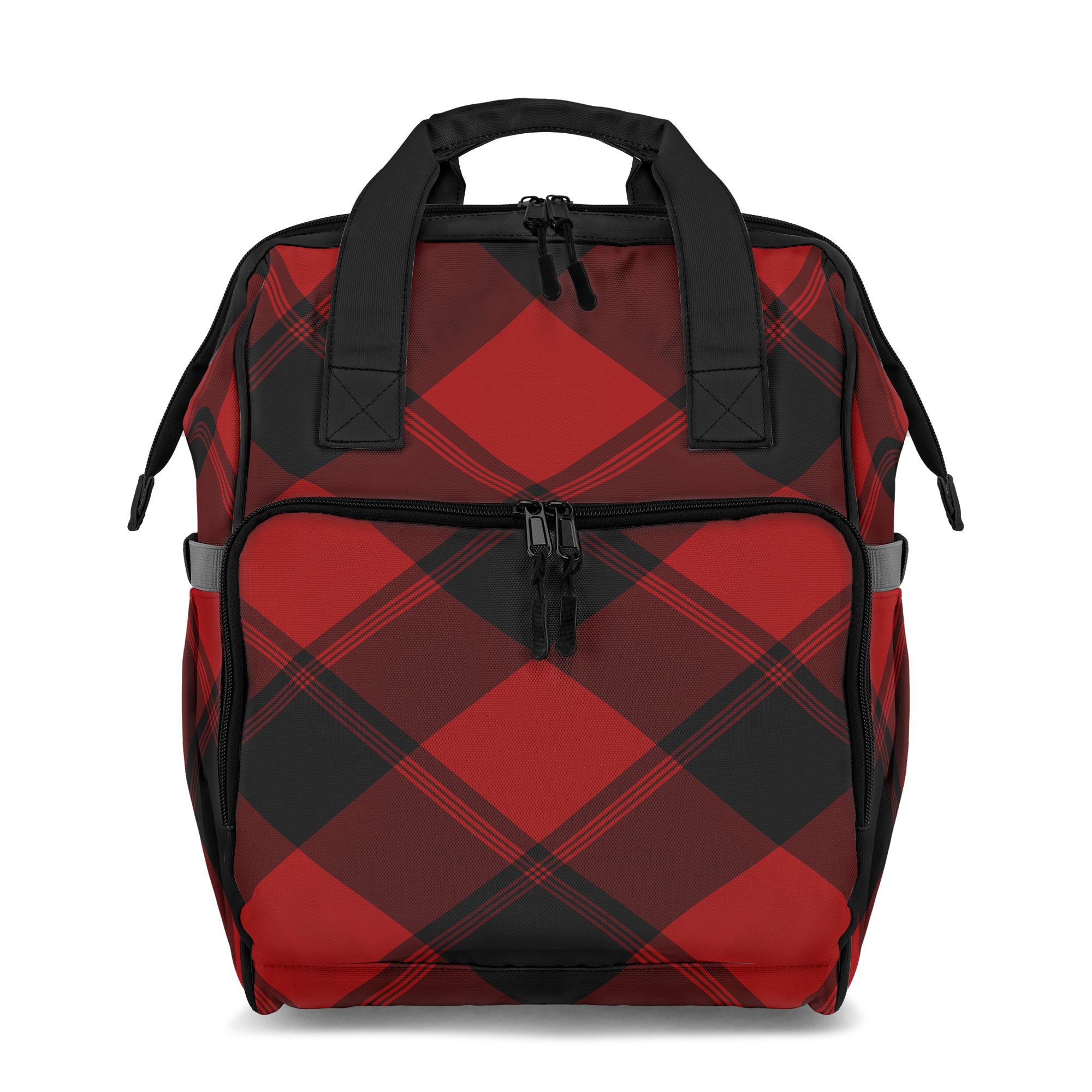 Toffee Apple Plaid Backpack