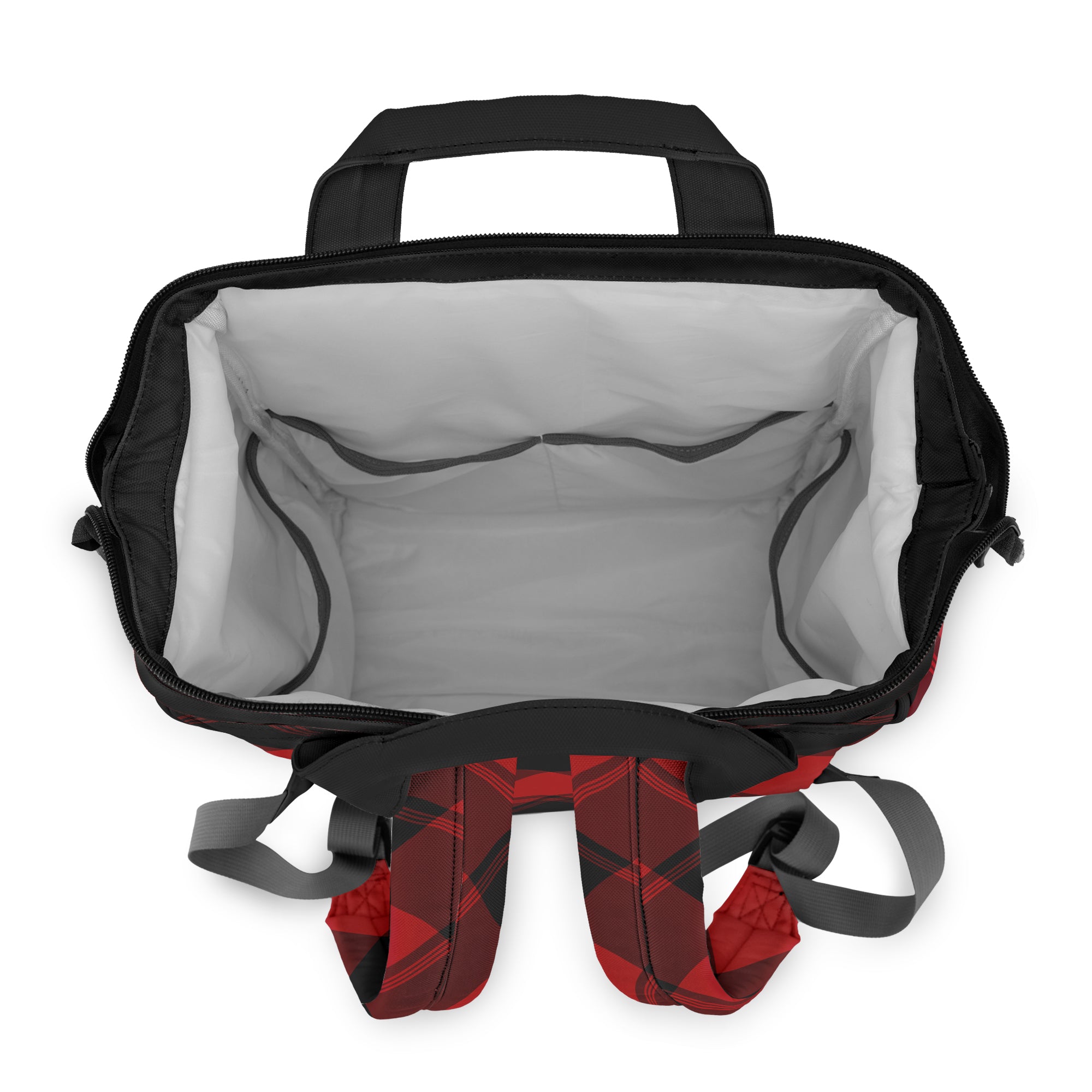 Toffee Apple Plaid Backpack
