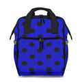 Vivid Blue Polka Dot Backpack