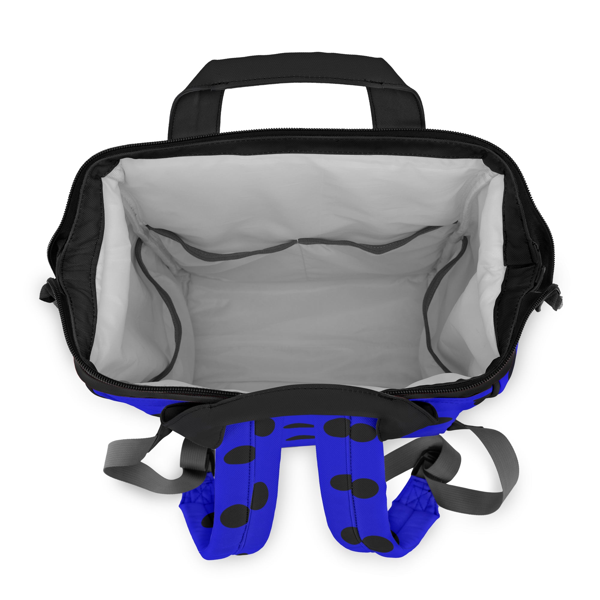 Vivid Blue Polka Dot Backpack
