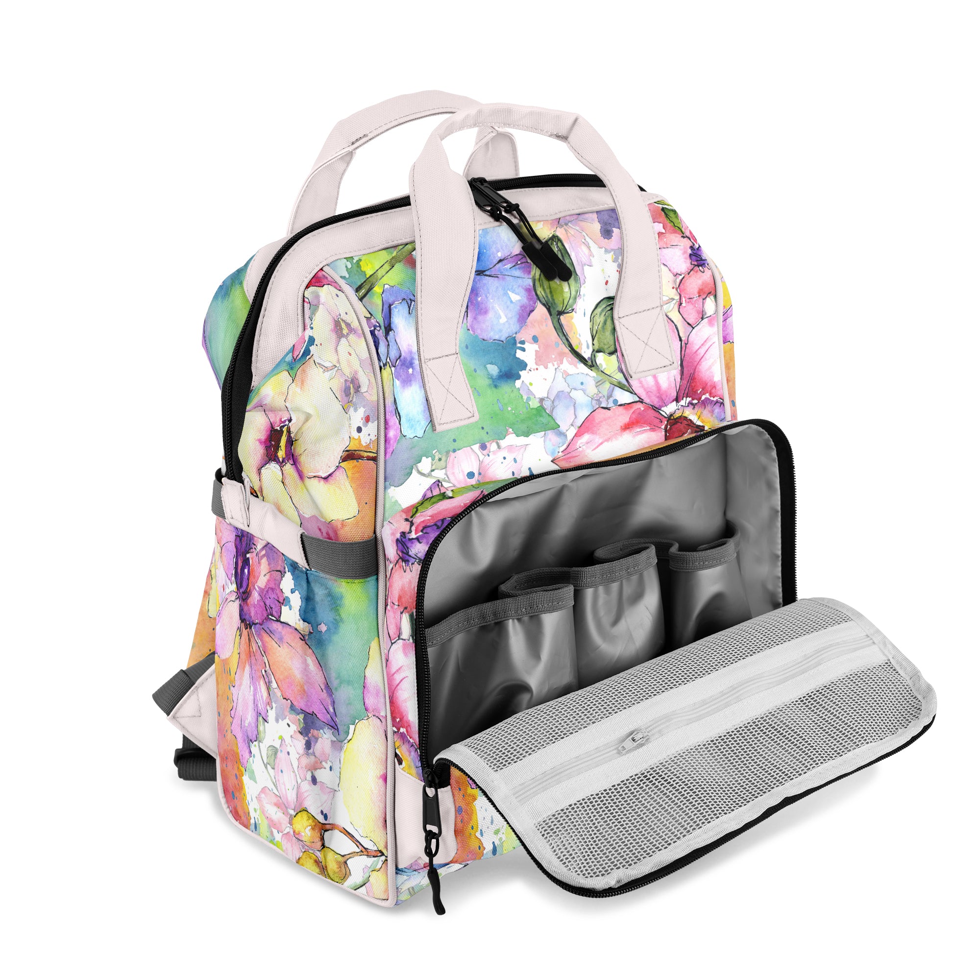 Watercolour Flowers Backpack