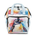 Watercolour Penguin Backpack