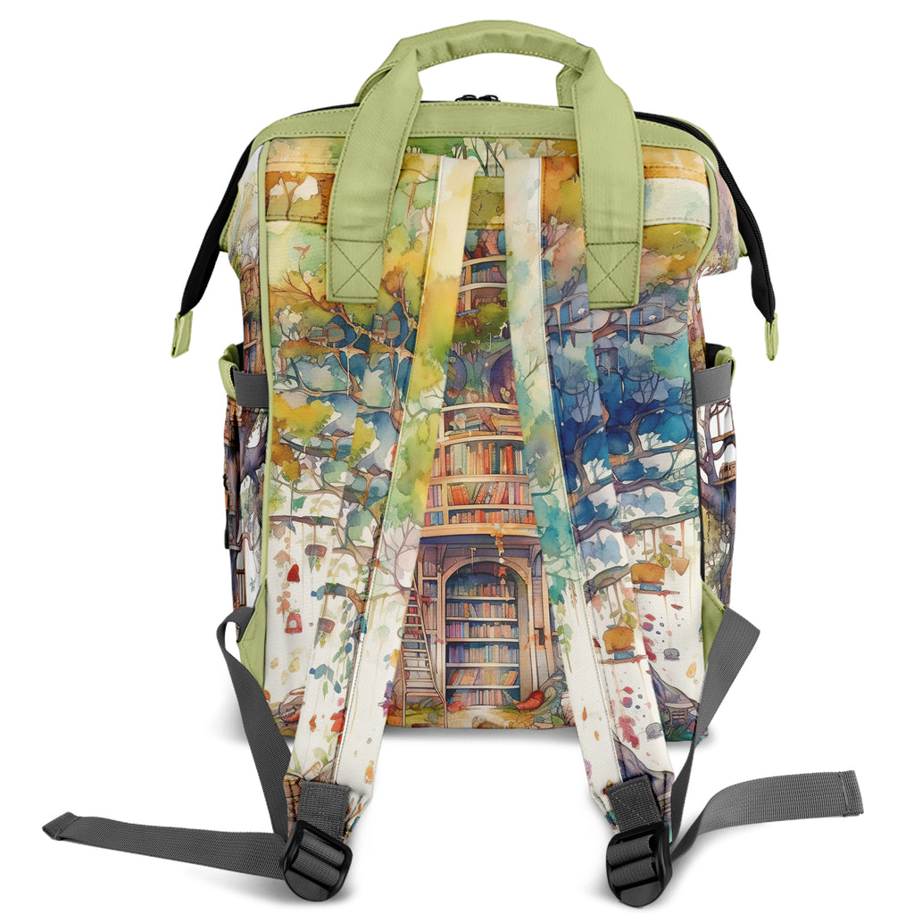 Library Back Pack Tree Library Backpack – Offbeat Sweetie