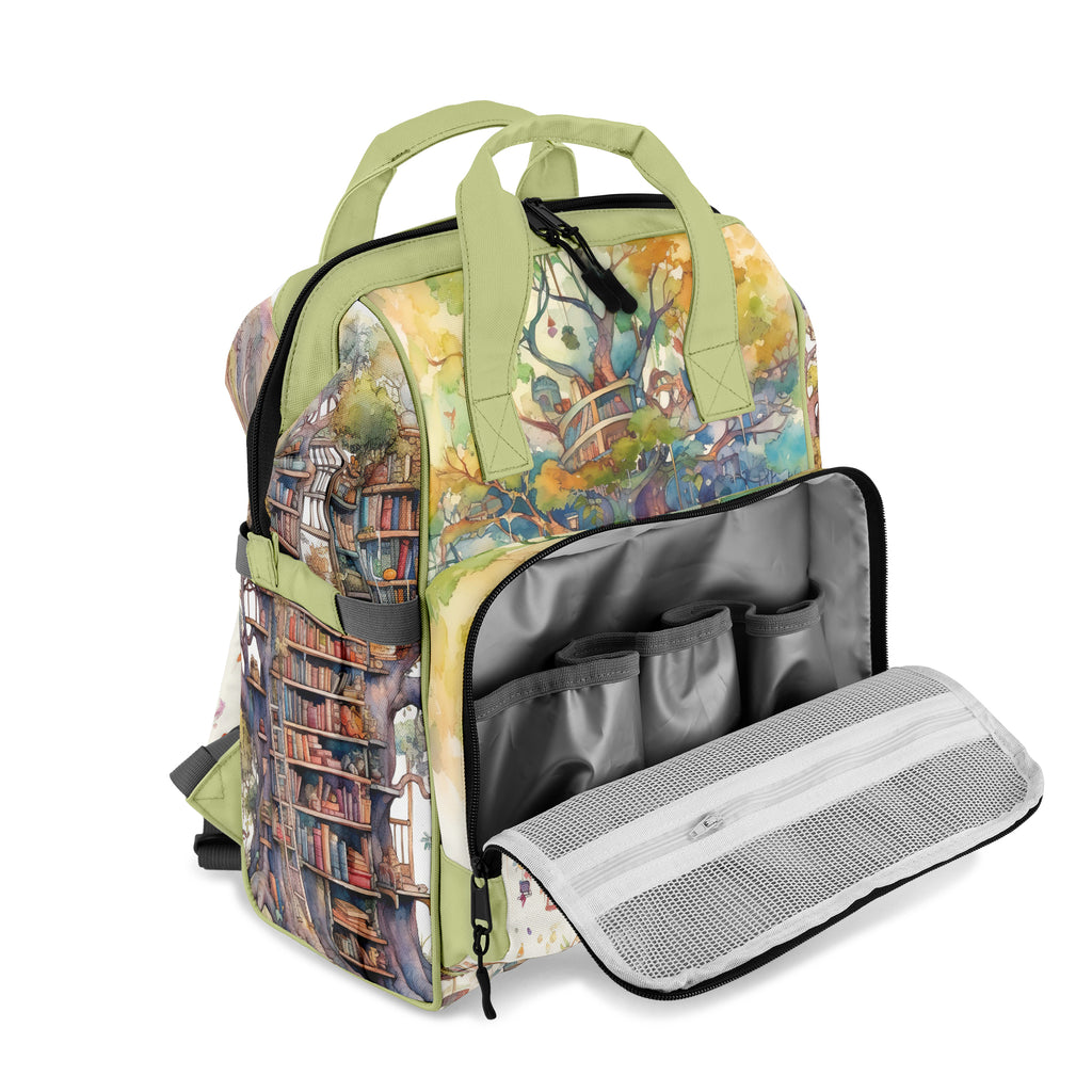 Library Back Pack Tree Library Backpack – Offbeat Sweetie