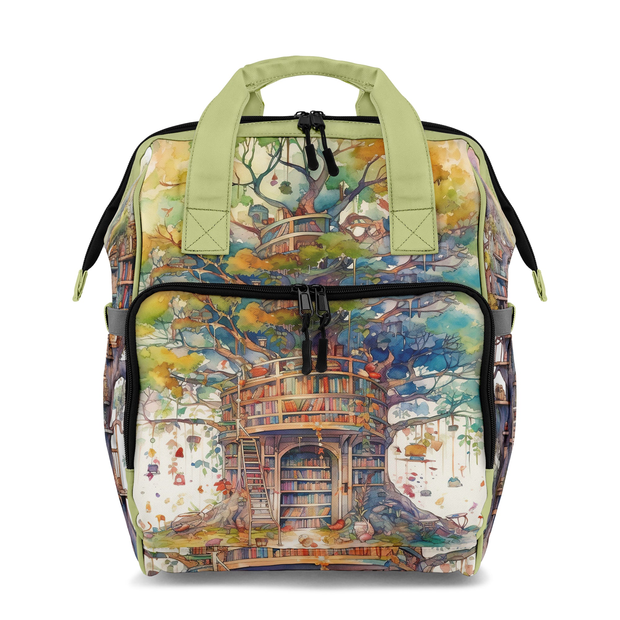 Push Trees First Backpack Tree Library Backpack – Offbeat Sweetie