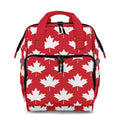Maple Leaves Red Backpack