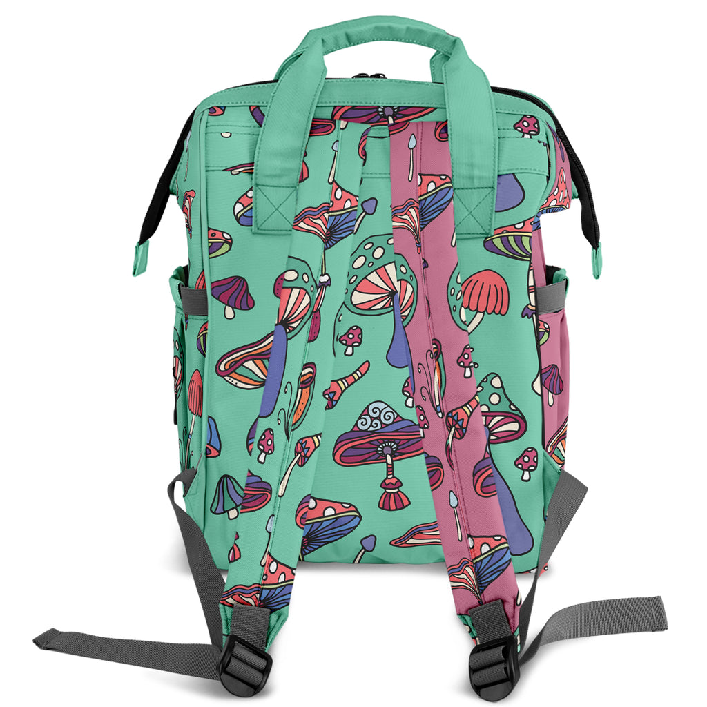 Mismatched Mushrooms Backpack