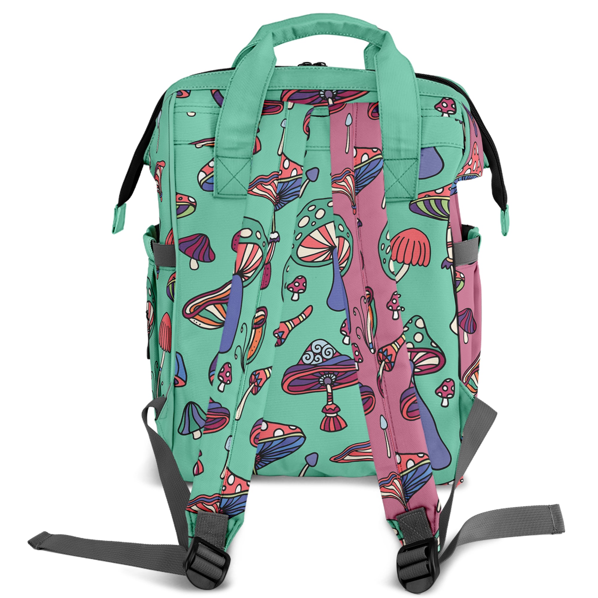 Mismatched Mushrooms Backpack