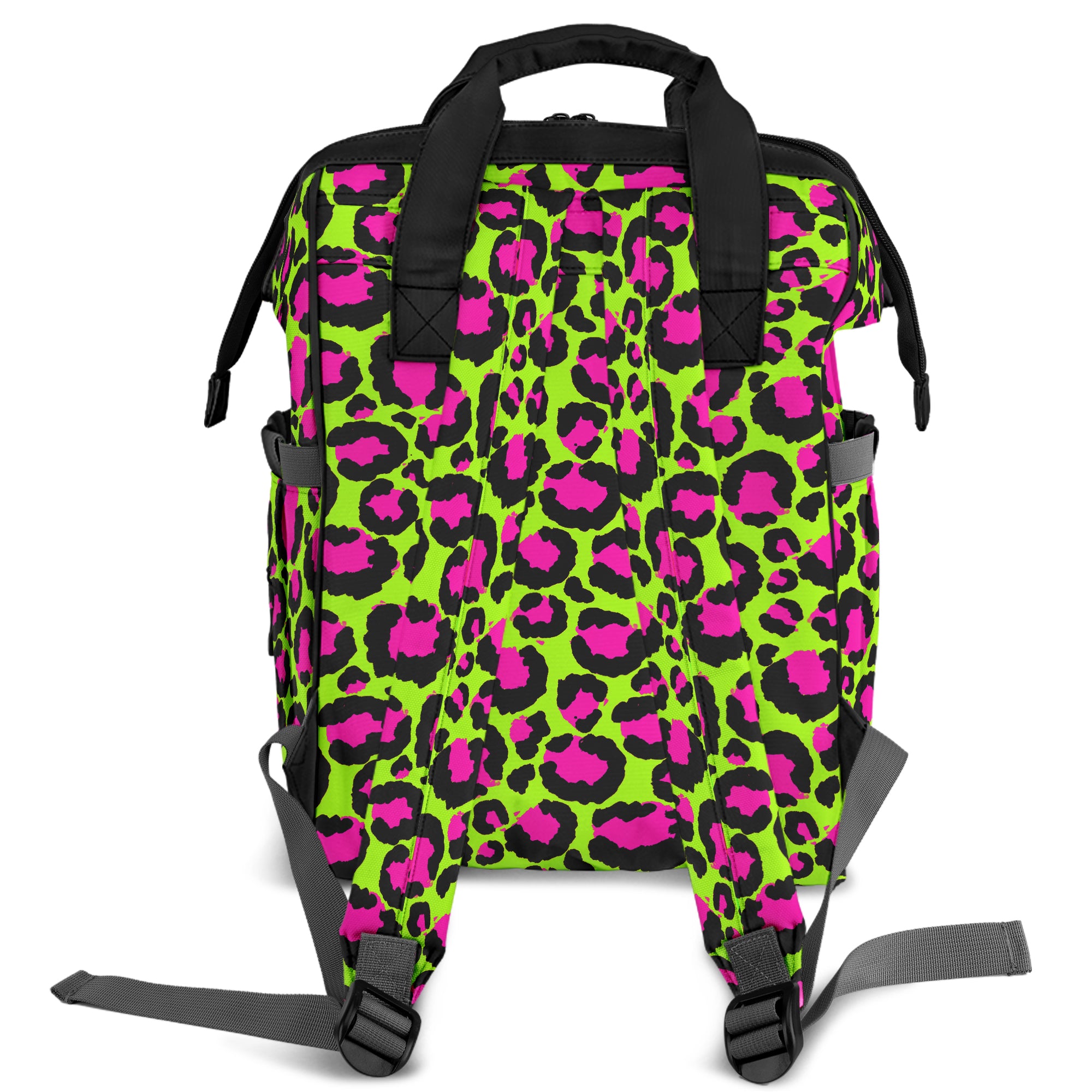 Neon Leopard Backpack