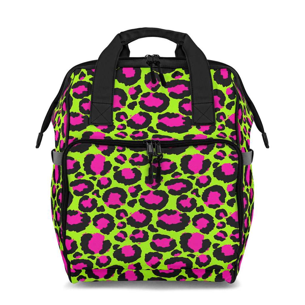 Neon Leopard Backpack