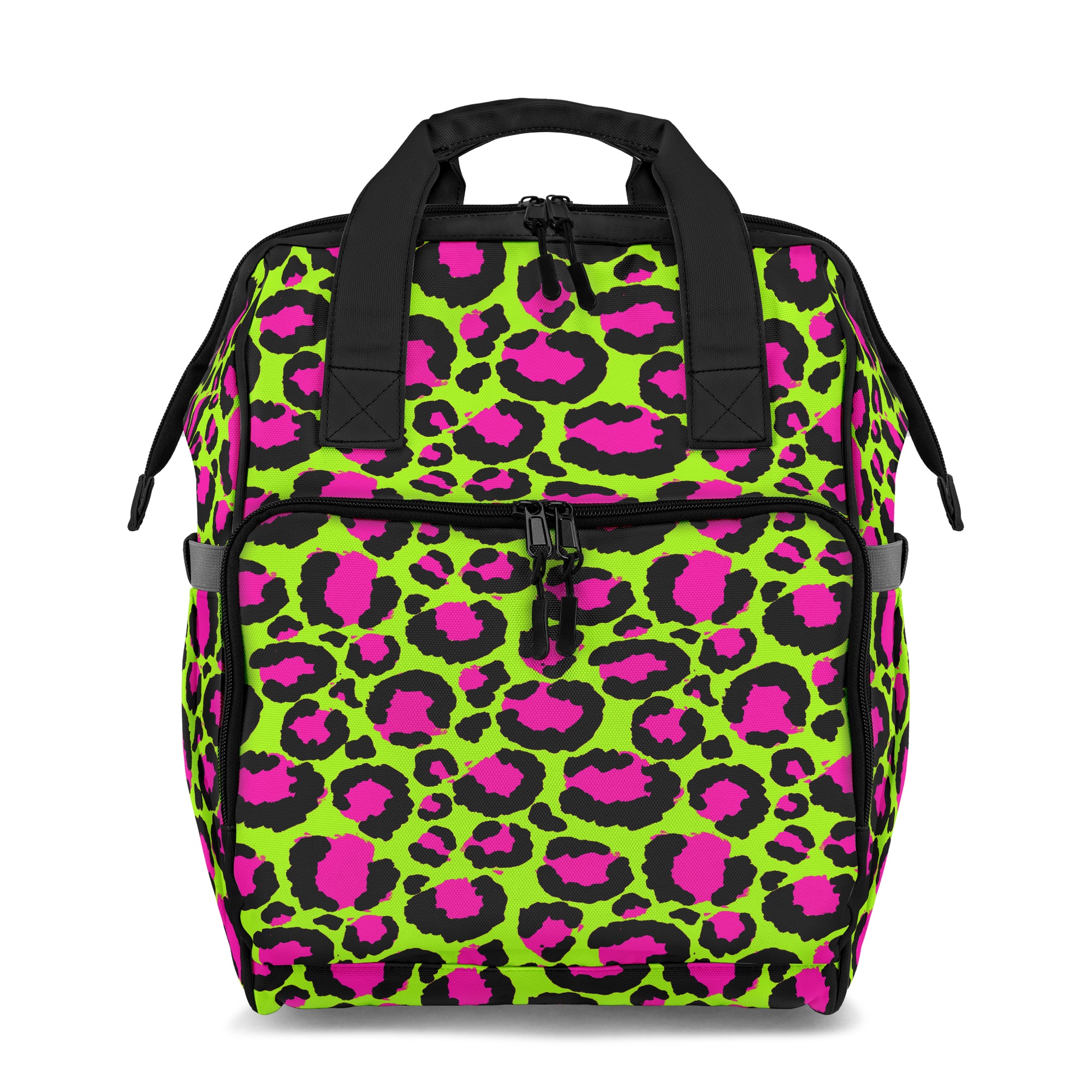 Neon Leopard Backpack