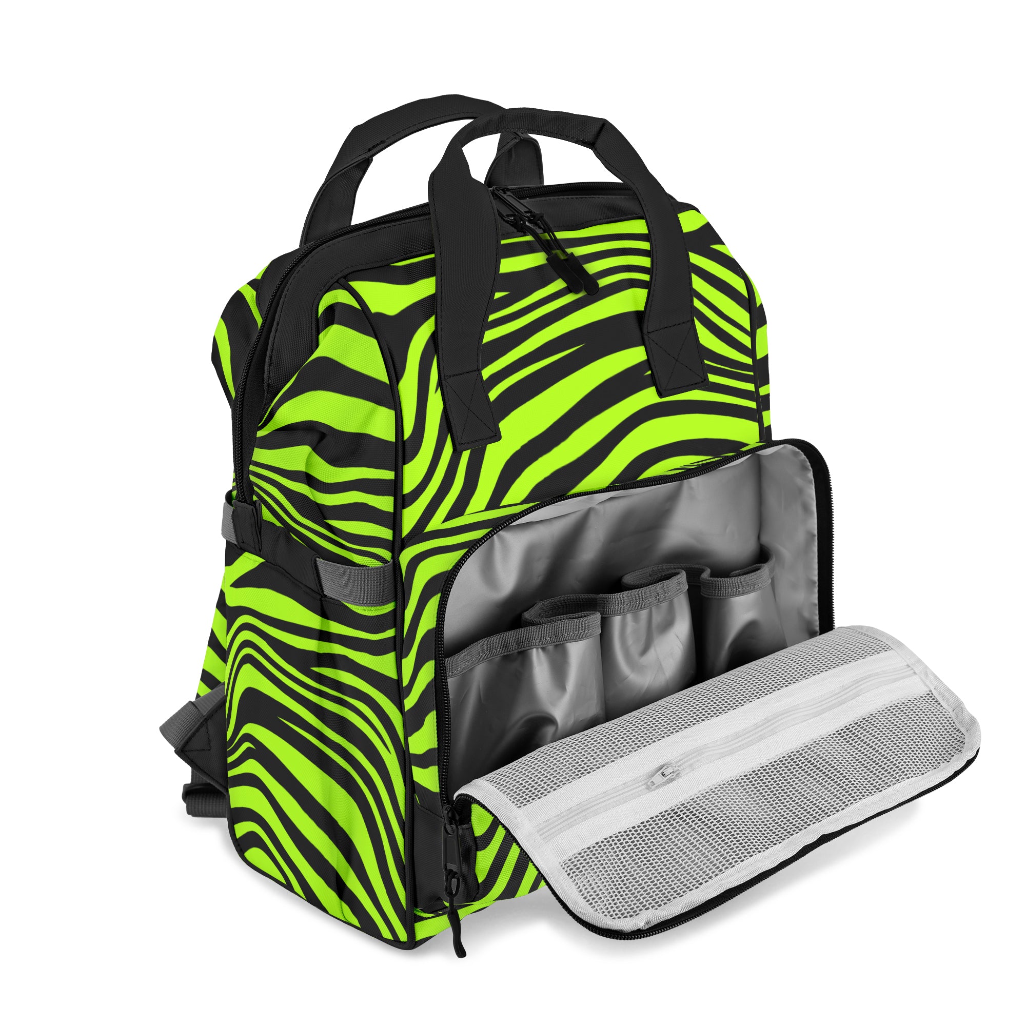 Neon Zebra Backpack