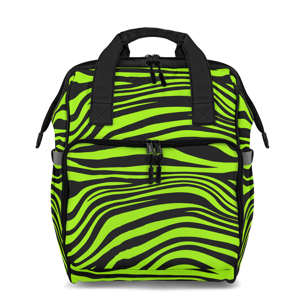 Neon Zebra Backpack