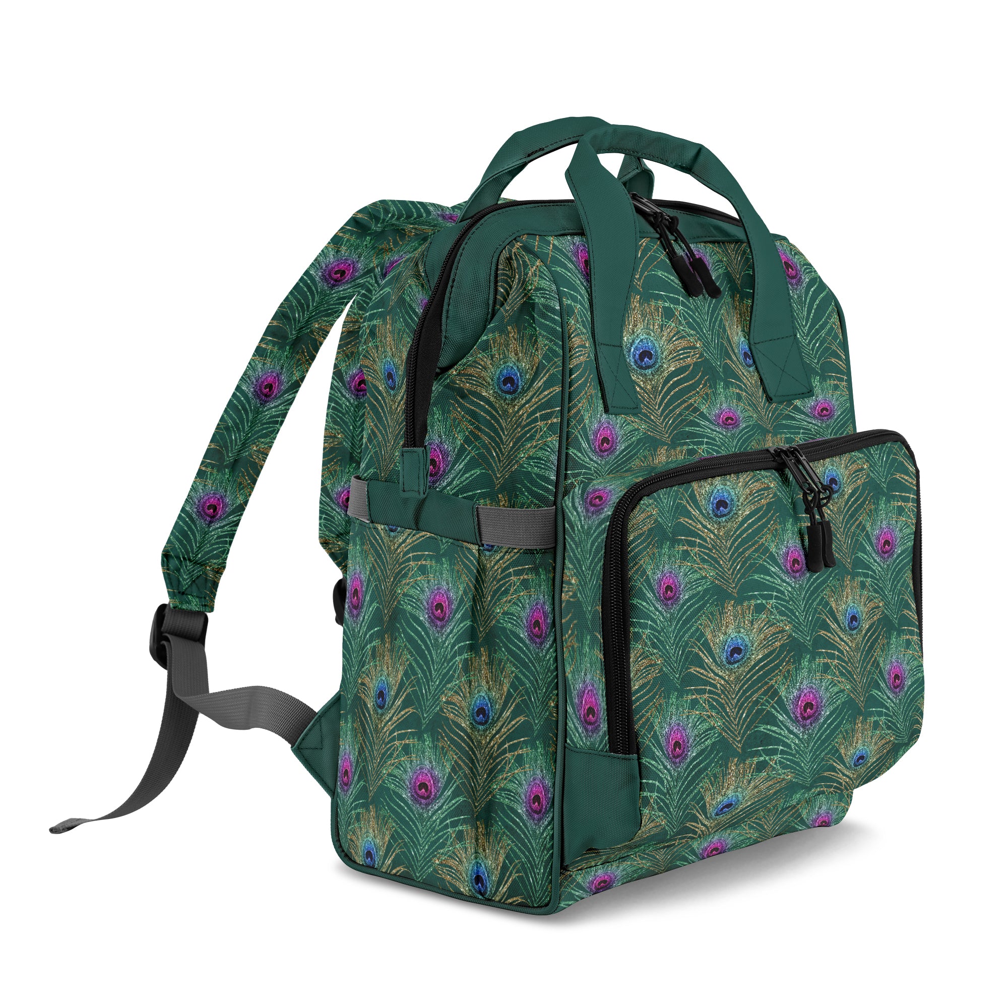 Peacock Feathers Backpack