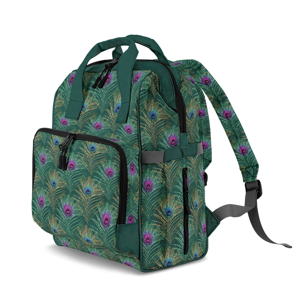 Peacock Feathers Backpack