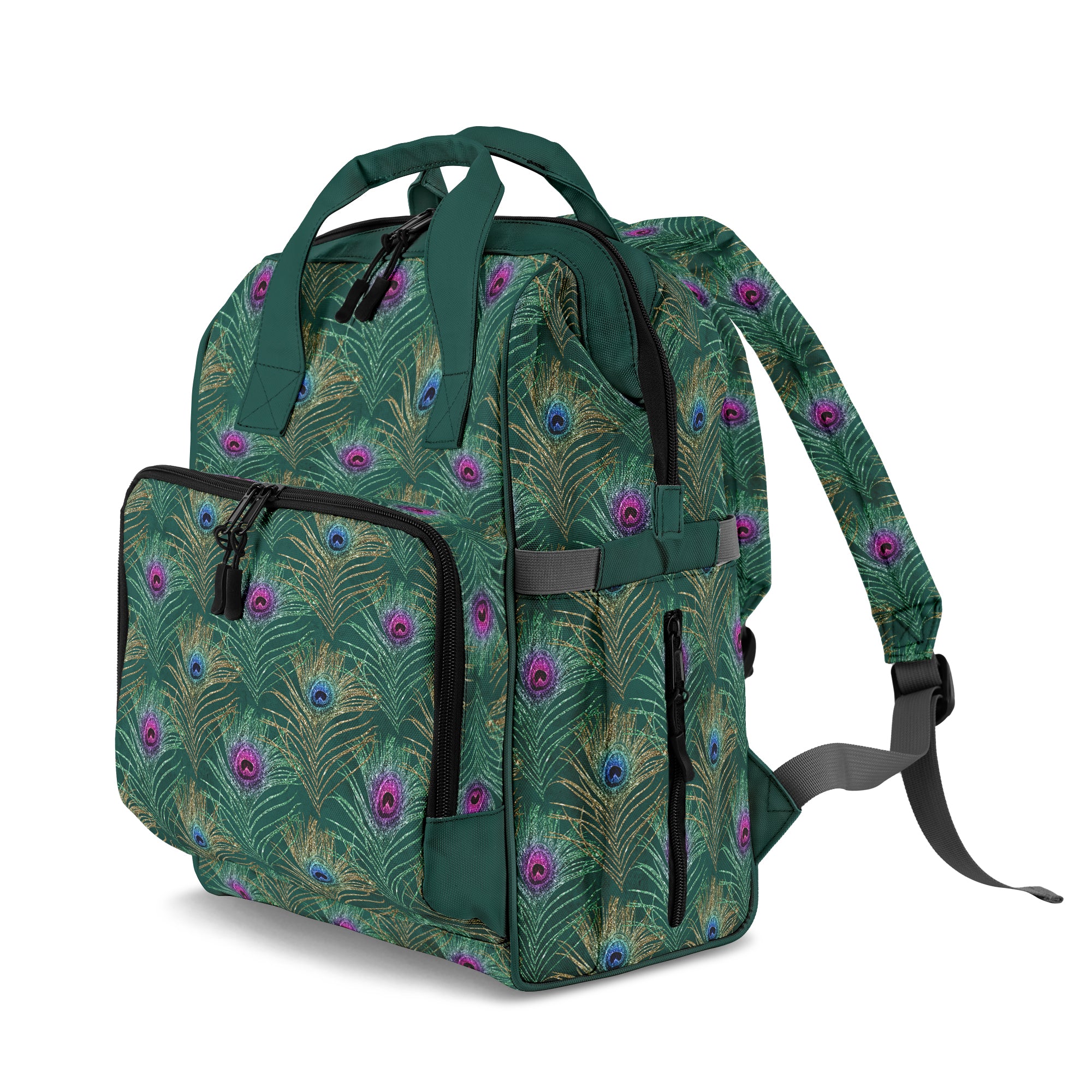 Peacock Feathers Backpack