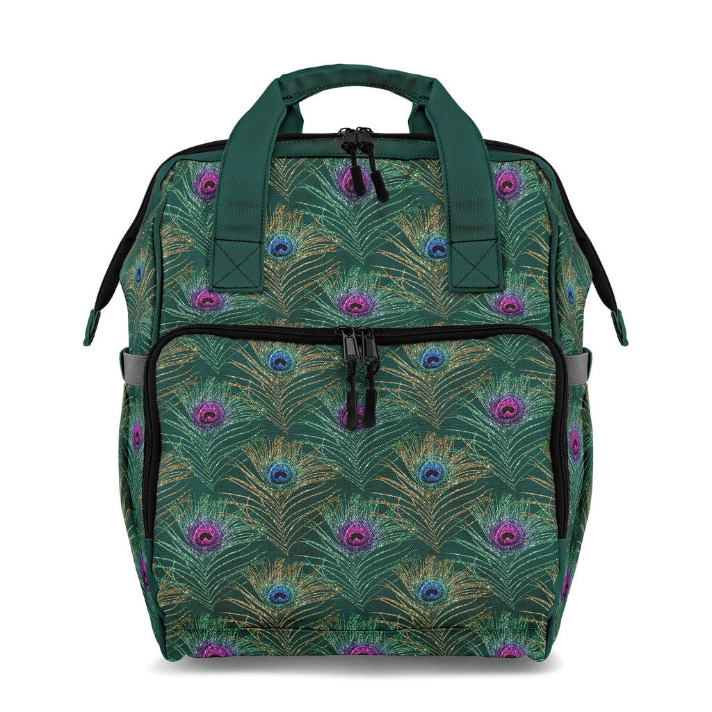 Peacock Feathers Backpack