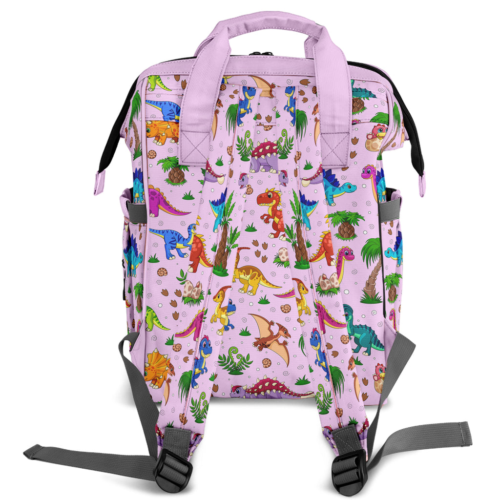 Pink Baby Dinos Backpack