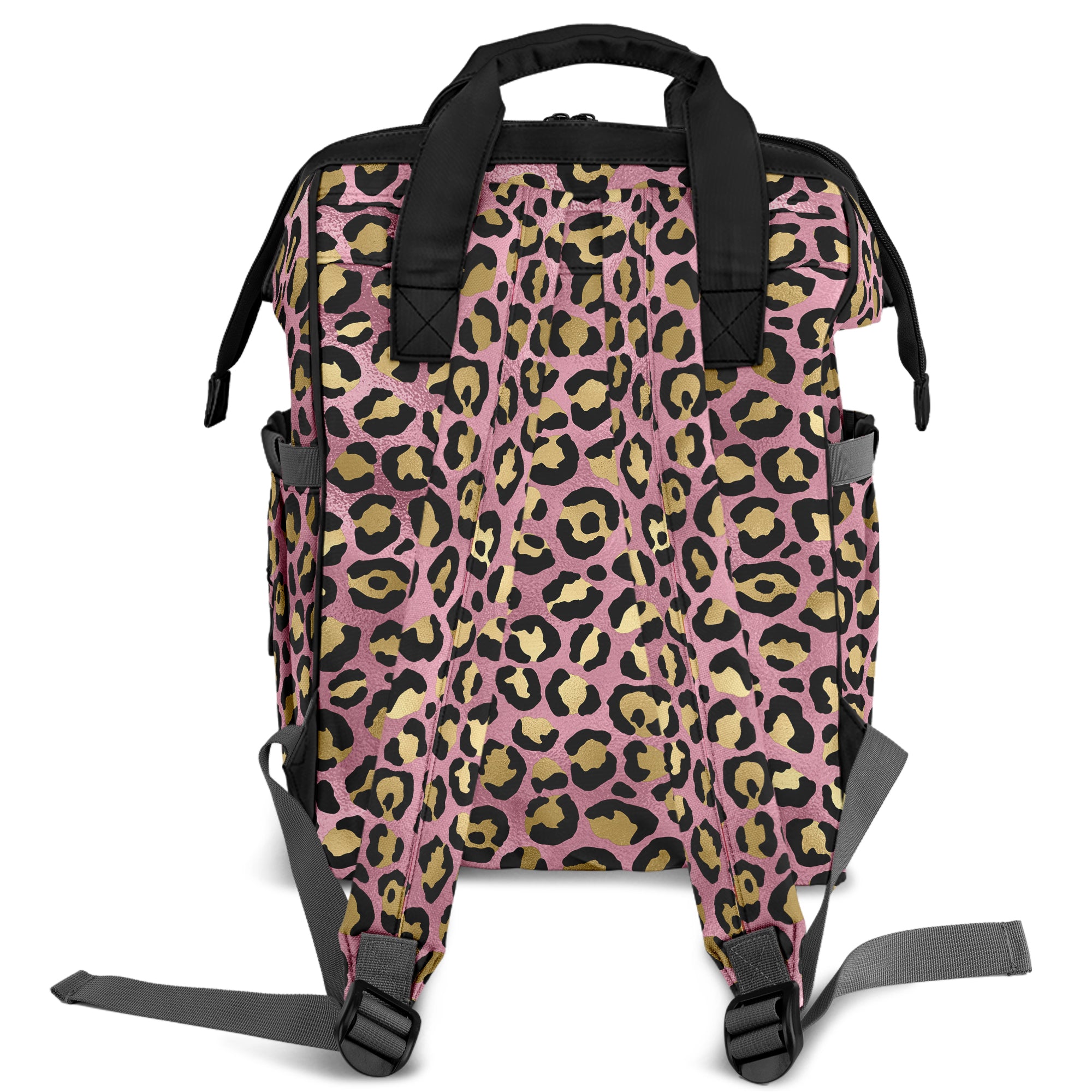 Pink Leopard Backpack