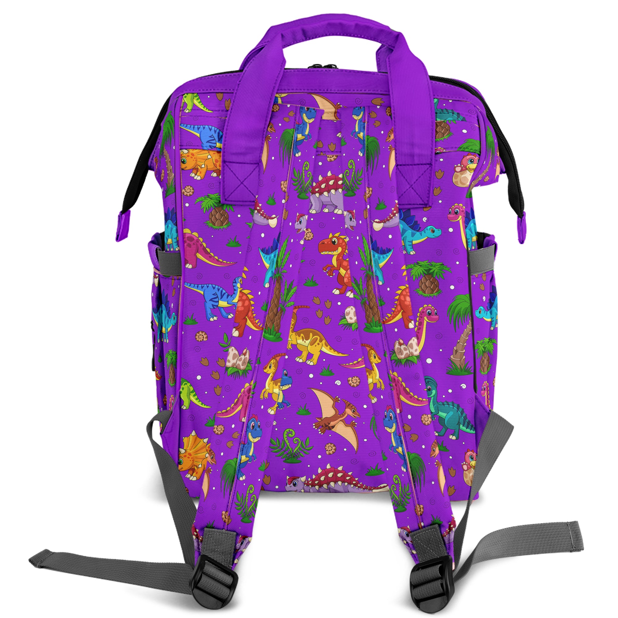 Purple Baby Dinos Backpack
