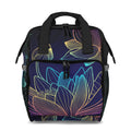 Rainbow Lotus Flowers Backpack
