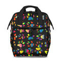 Rainbow Paw Prints Backpack