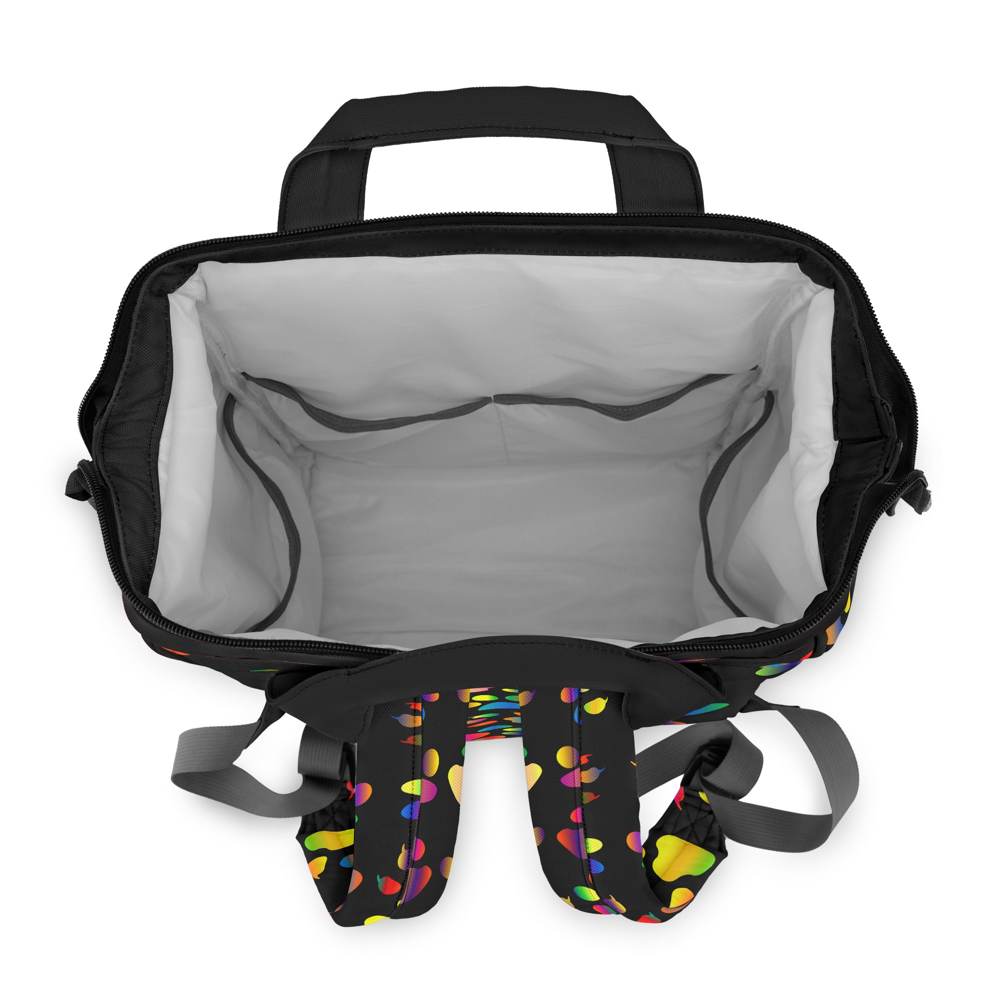 Rainbow Paw Prints Backpack