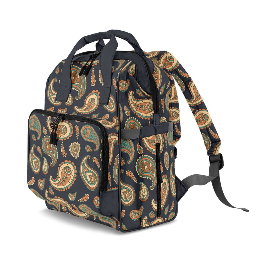 Retro Paisley Backpack