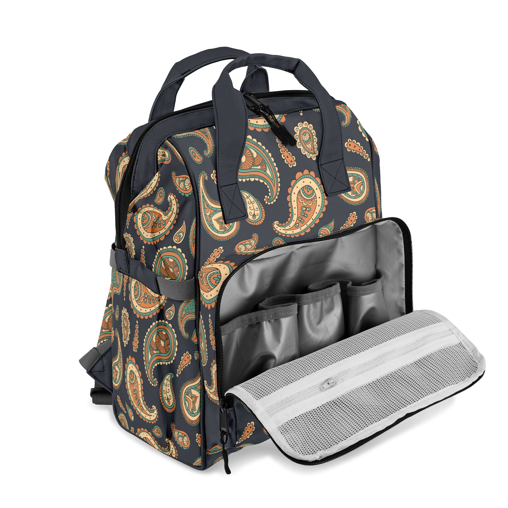 Retro Paisley Backpack